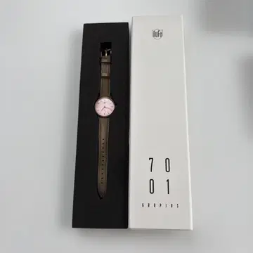 DUFA 7001 핑크 다이얼 시계