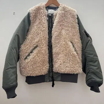 HYKE 자켓 사이즈 2 M 보송보송 블루종