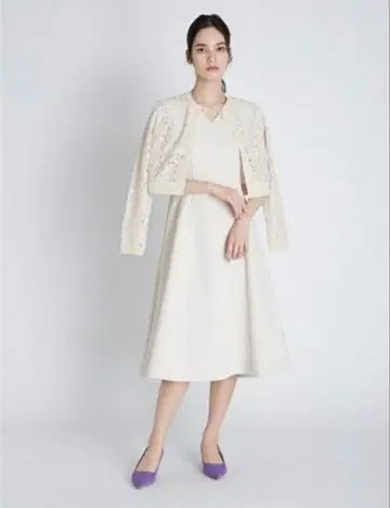 셀포드 레이스 가디건 38 핑크 베이지