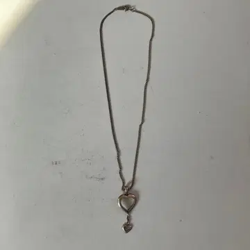 하트형 펜던트 목걸이 90s