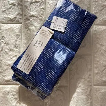 미사용 새상품 나카가와 마사시치 상점 천 안 충전솜 머플러 쿠루메 직조