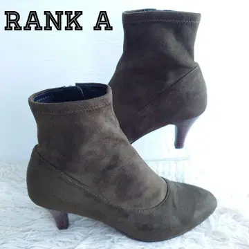 새상품급 REGAL 리갈 스웨이드 숏부츠 신발 23.5cm 올리브