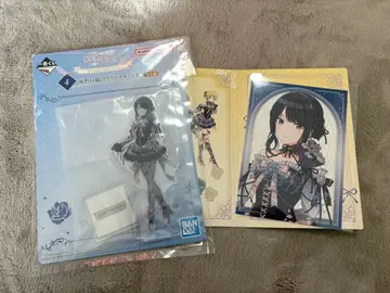 샤니마스 제일복권 카자노 히오리 아크릴 스탠드 안내장 세트