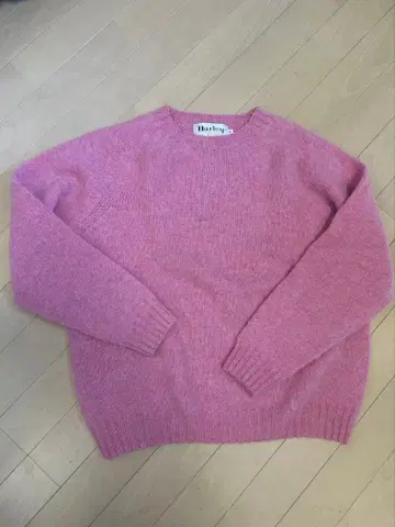 Harley 핑크 크루넥 니트 38