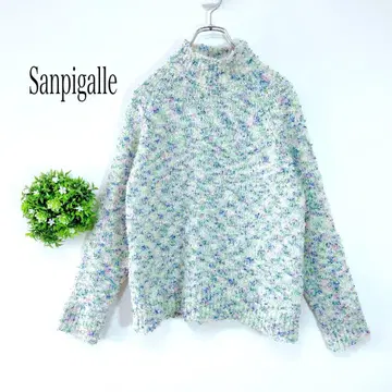 Sanpigalle [ M ] 터틀넥 니트 스웨터 성숙/러블리