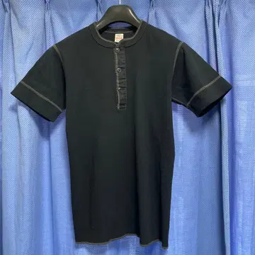 McCoys 블랙 헨리넥 티셔츠 M