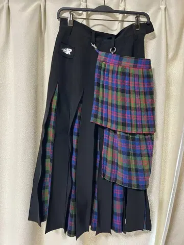 ROY reflect overjoy 체크 플리츠 스커트 LiSA