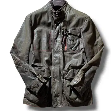 [ 레어템 구하기 어려움 ] 아르마니진 레더 자켓 y2k 90'S