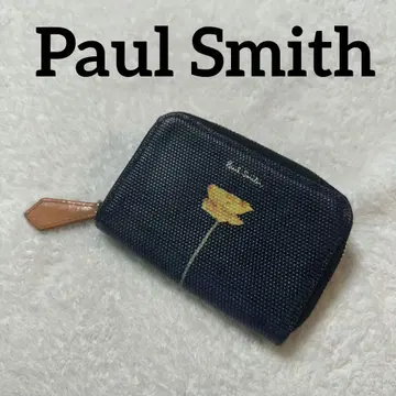 Paul Smith (폴스미스) 6연 키케이스 다크 네이비 꽃무늬