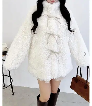 오늘 발송 오버사이즈 무스탕 코트