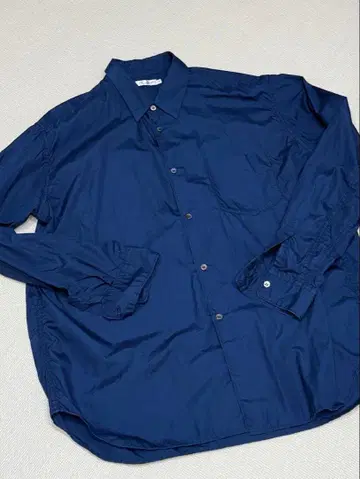 산리미트 긴팔 셔츠 네이비