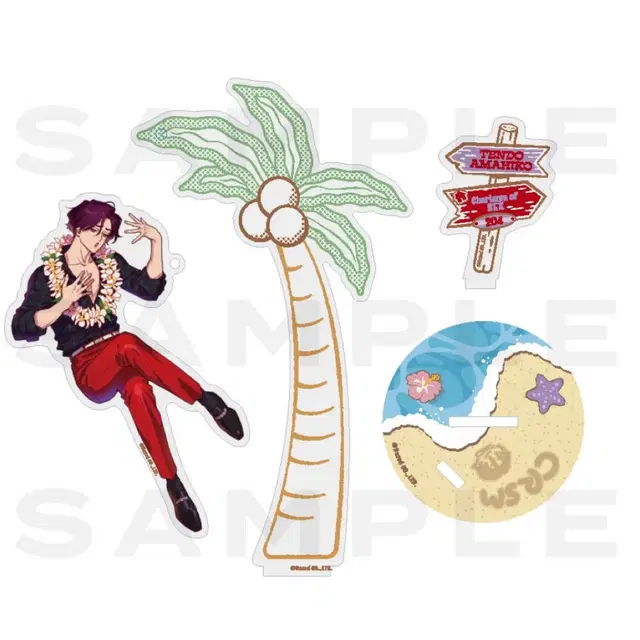 카리스마 아마히코 사비라 유라유라 아크릴 스탠드