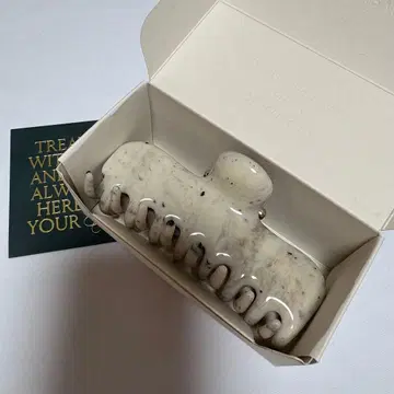 [ Undo Hairware ] No. 4 Claw 클립 그레이 마블