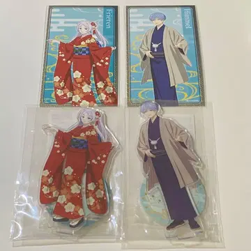 장송의 프리렌 아크릴 스탠드 글리터 카드 프리렌 힘멜 마루이