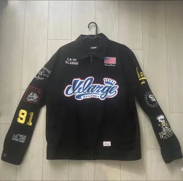 XLARGE LA-91 바시티 자켓 XLARGE 블랙
