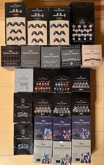 트위스티드 원더랜드 트레이딩 캔뱃지 BOX 미개봉 24박스