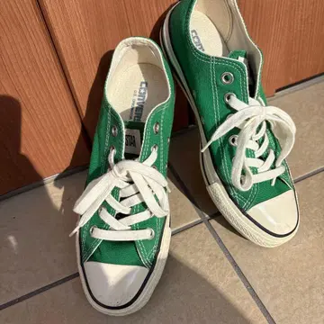 컨버스 올스타 그린 스니커즈 24.5