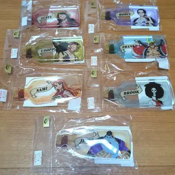 ONE PIECE 아크릴 페이퍼 웨이트 7개 세트