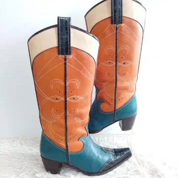 히미코 일본제 롱 웨스턴 부츠 신발 22.5cm