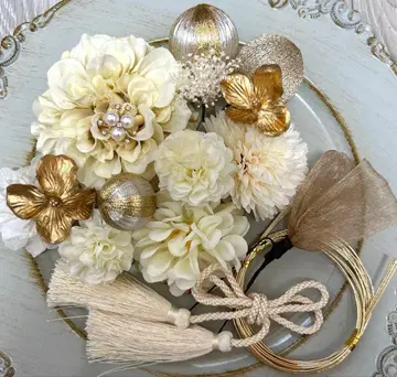 한정판 성인식 졸업식 시치고산 사전 촬영 머리 장식