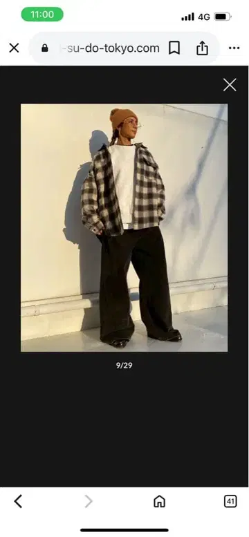 sudo 충전솜 체크 자켓