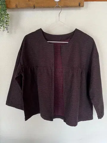 [일본제] 구루메 직조 숏 자켓 겉옷