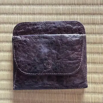 다크 브라운 가죽 코인 케이스