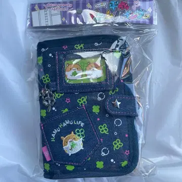 헤이세이 데님 바인더 햄스터 씰북 모자 꽁지 드롭씰