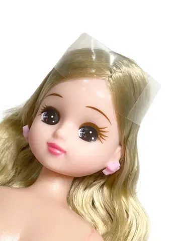 리카짱 인형 금발 웨이브 헤어 리카 비쥬 비쥬 시리즈 레어품