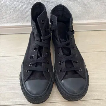 블랙 하이컷 컨버스 스니커즈