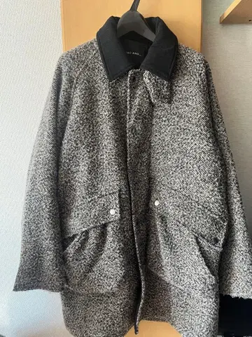 Niko and - 트위드 오버 사이즈 코트