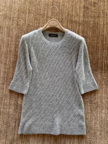 파비아나 필리피 스팽글 니트 그레이