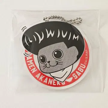 라멘 빨간 고양이 서브 리젠트 아크릴 키링 애니메이트 팝업