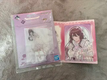 샤니마스 제일복권 오사키 텐카 아크릴 스탠드 안내장 세트