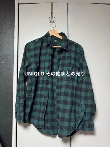 유니클로 기타 브랜드 플란넬 셔츠 6장 묶음 판매