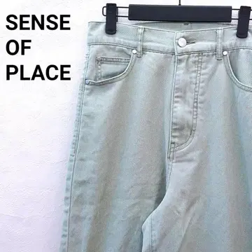 SENSE OF PLACE 와이드 데님