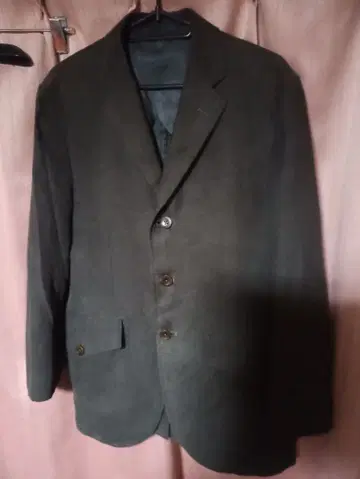 Stanley blacker 벨로아 느낌 캐주얼 테일러드 자켓 짙은 갈색