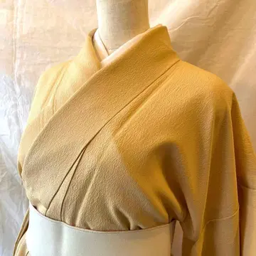 세탁 가능한 이로무지 톨 사이즈 크림색 이중 기모노 기장 168 일본제