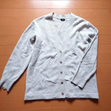 LOEFF 유나이티드 애로우즈 캐시미어 혼방 가디건 V넥