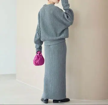 FREAK'S STORE 프릭스스토어 턱 리브 니트 셋업