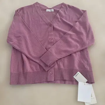 SNIDEL HOME 퍼플 가디건 긴팔
