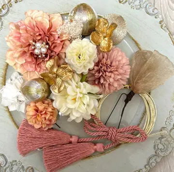 성인식 졸업식 시치고산 사전 촬영 머리 장식