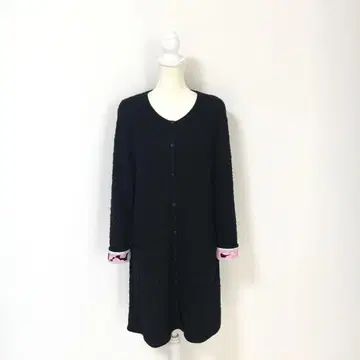 최근 새상품급 LEONARD 레오나르 니트 롱 가디건 코트