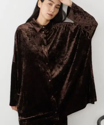 벨로아 오버 셔츠