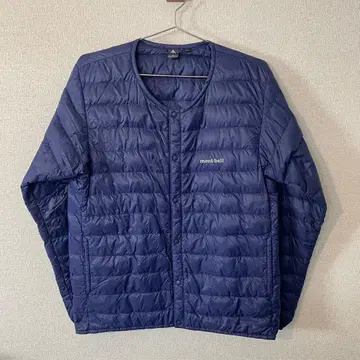 [ 새상품급 ] monbel 스페리오 다운 라운드넥 자켓 블루