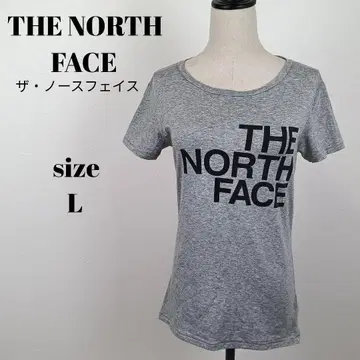 [ a1575 ] 더 노스페이스 반팔 프린트 티셔츠 L 그레이