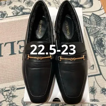 오파크 클립 로퍼 22.5 23 블랙