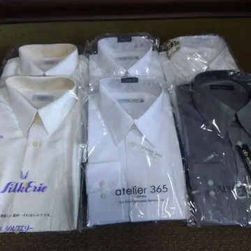 SilkErie atelier 365 화이트 셔츠 그레이 총 6장 세트