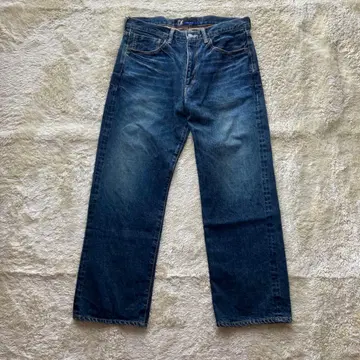 컨디션 최상 FAT 데님 1-1 스키니 셀비지 와이드 일본제