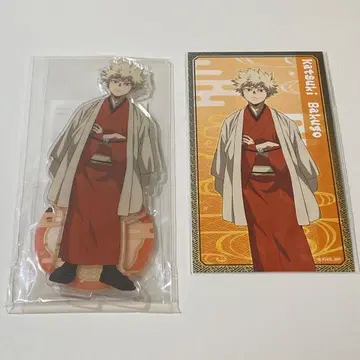 나의 히어로 아카데미아 아크릴 스탠드 글리터 카드 바쿠고 카츠키 마루이